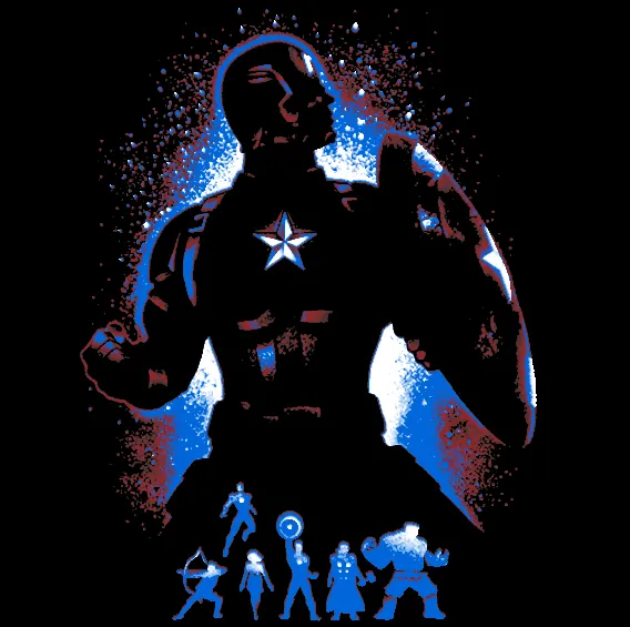 Captain America - Hueforge 200x200