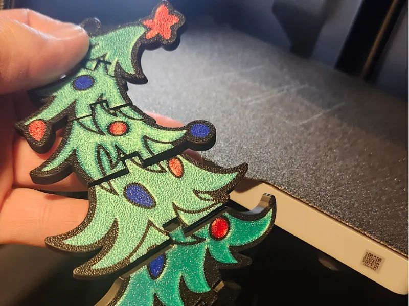 Grinch Christmas Tree Ornament Color - Flexi Model