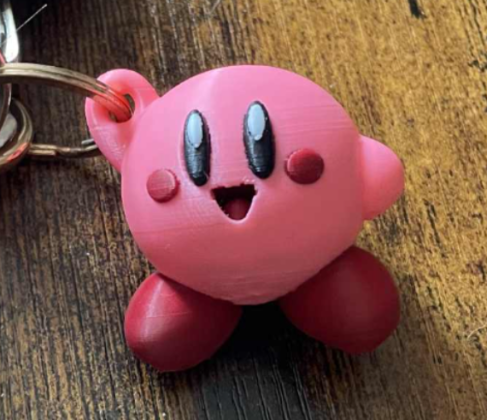Miniatura 2 do modelo 3D Kirby Keychain