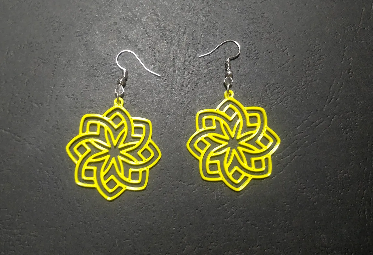 Stellar Knot Earrings view 3