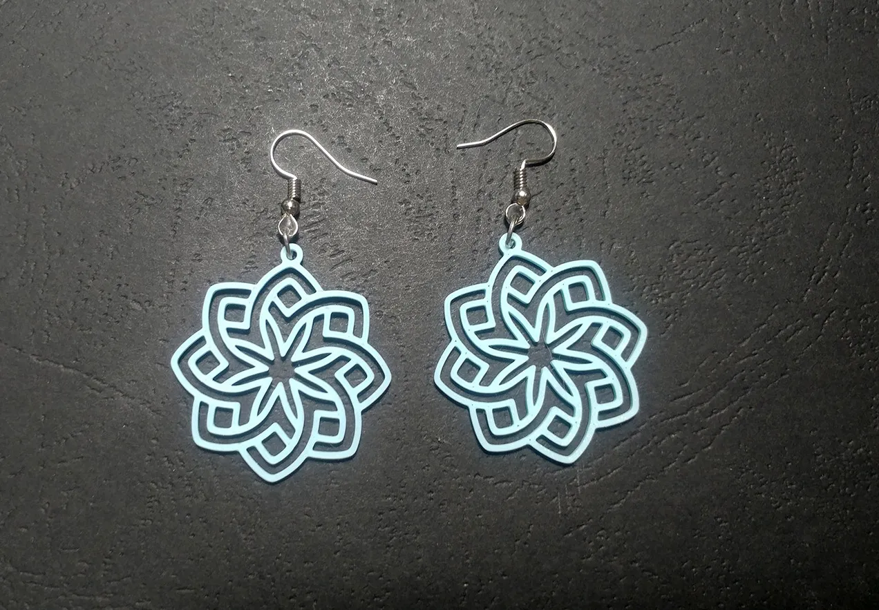 Stellar Knot Earrings view 2