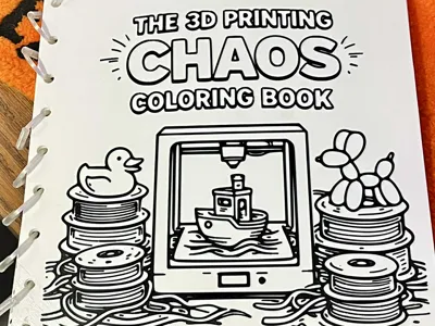 3d Chaos Coloring Book