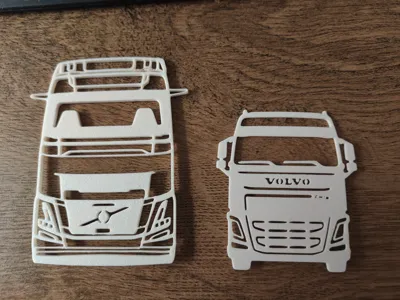 Volvo truck sihlouette