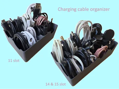 Charging cable organizer