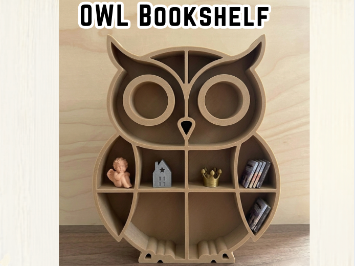 Owl Bookshelf Display
