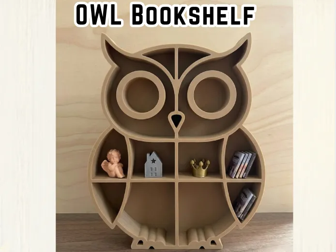 Owl Bookshelf Display