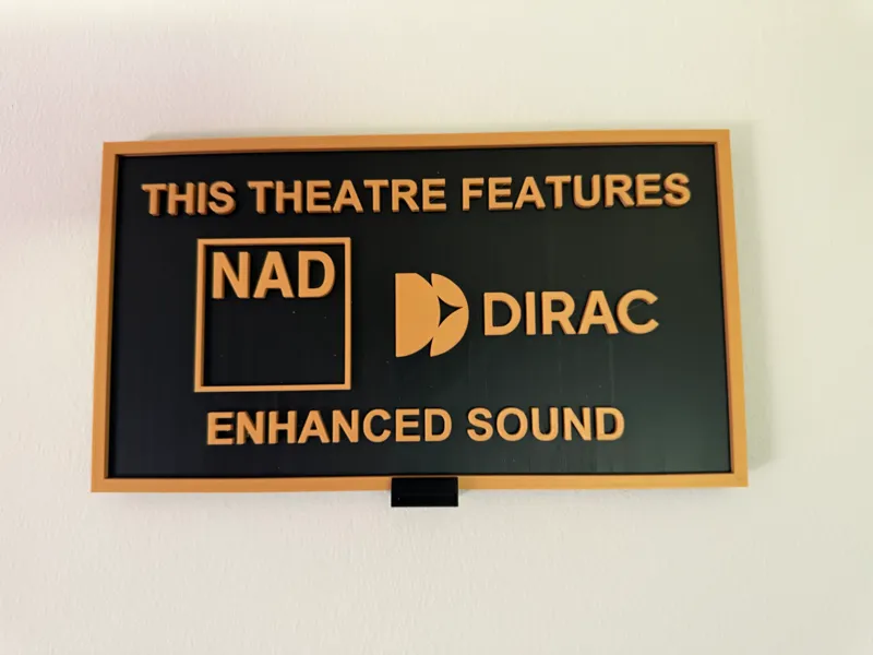 Home Cinema - NAD DIRAC (Wandmontage)