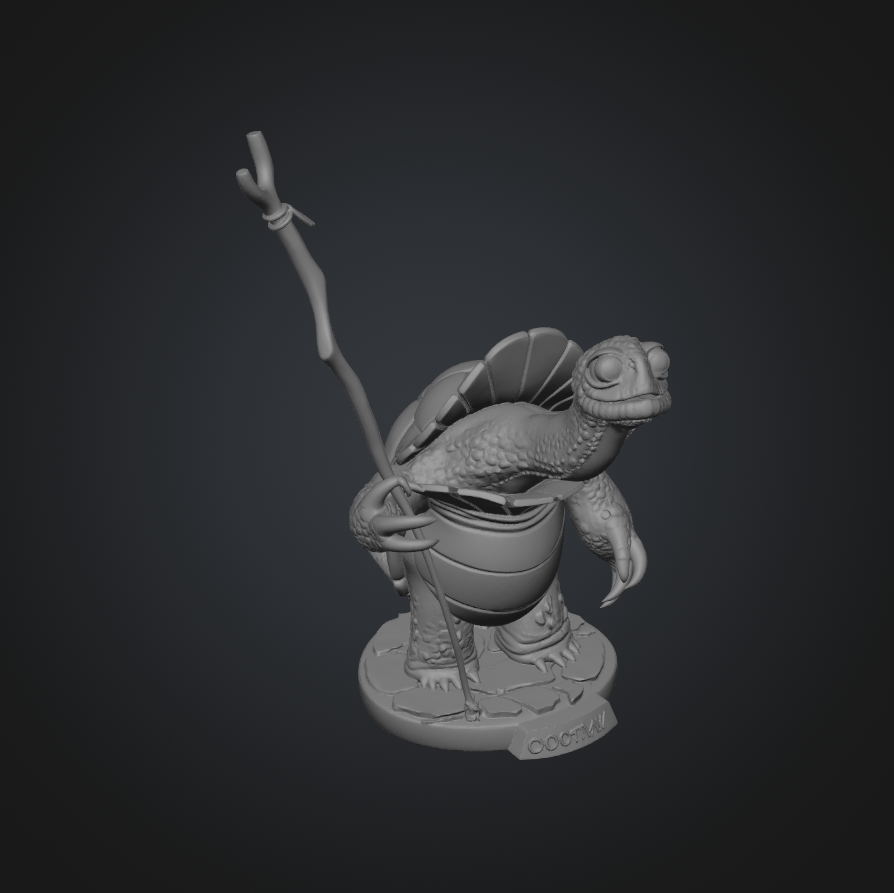 Miniatura 2 do modelo 3D Master Oogway