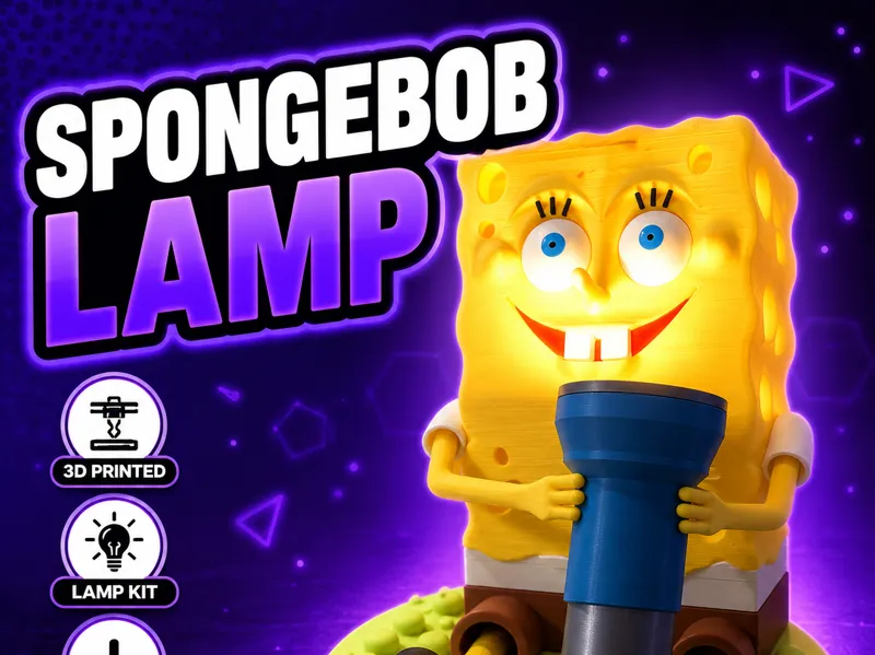 SpongeBob Meme Flashlight Lamp