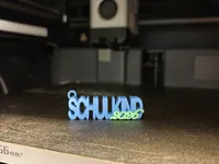 0.2mm layer, 2 walls, 5% infill