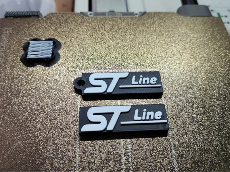 Llavero y logo ST LINE / Keychain key ring