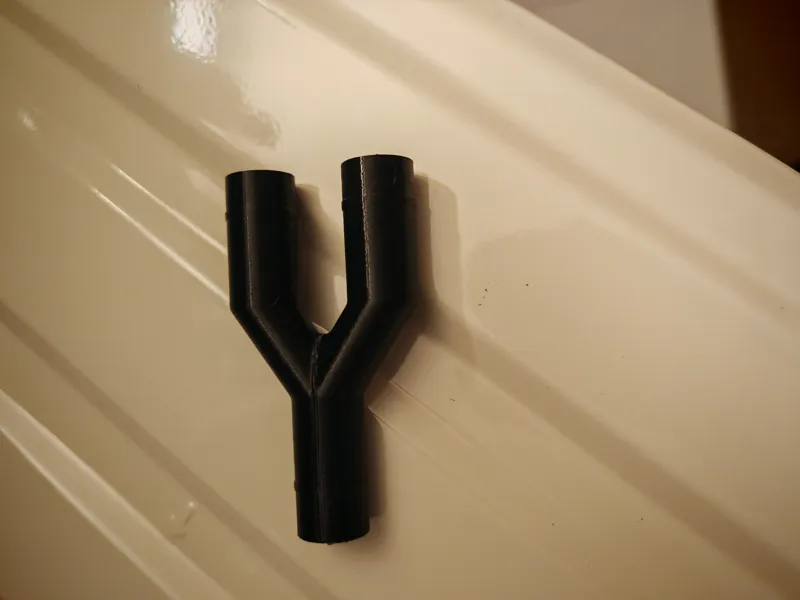Schlauchverbinder 16mm ID (Y, 90°, gerade)