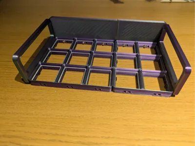 Back panels for Plastic Flow's gridfinity