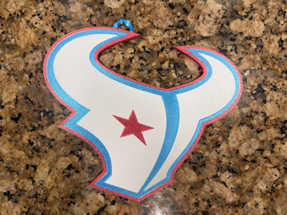 Dije o accesorio de collar: 2026 Houston Texans Rivalry Hype Chain Pendant. Referencia del modelo original.