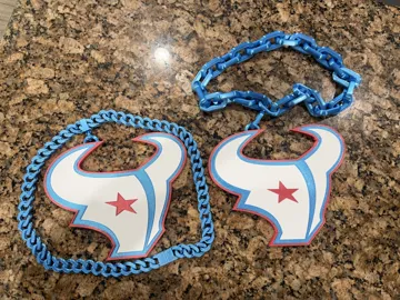 Dije o accesorio de collar: 2026 Houston Texans Rivalry Hype Chain Pendant — vista de referencia 2