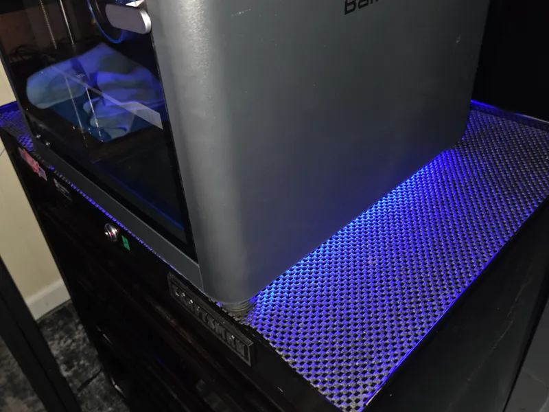 Under Plate Shield with LED channel