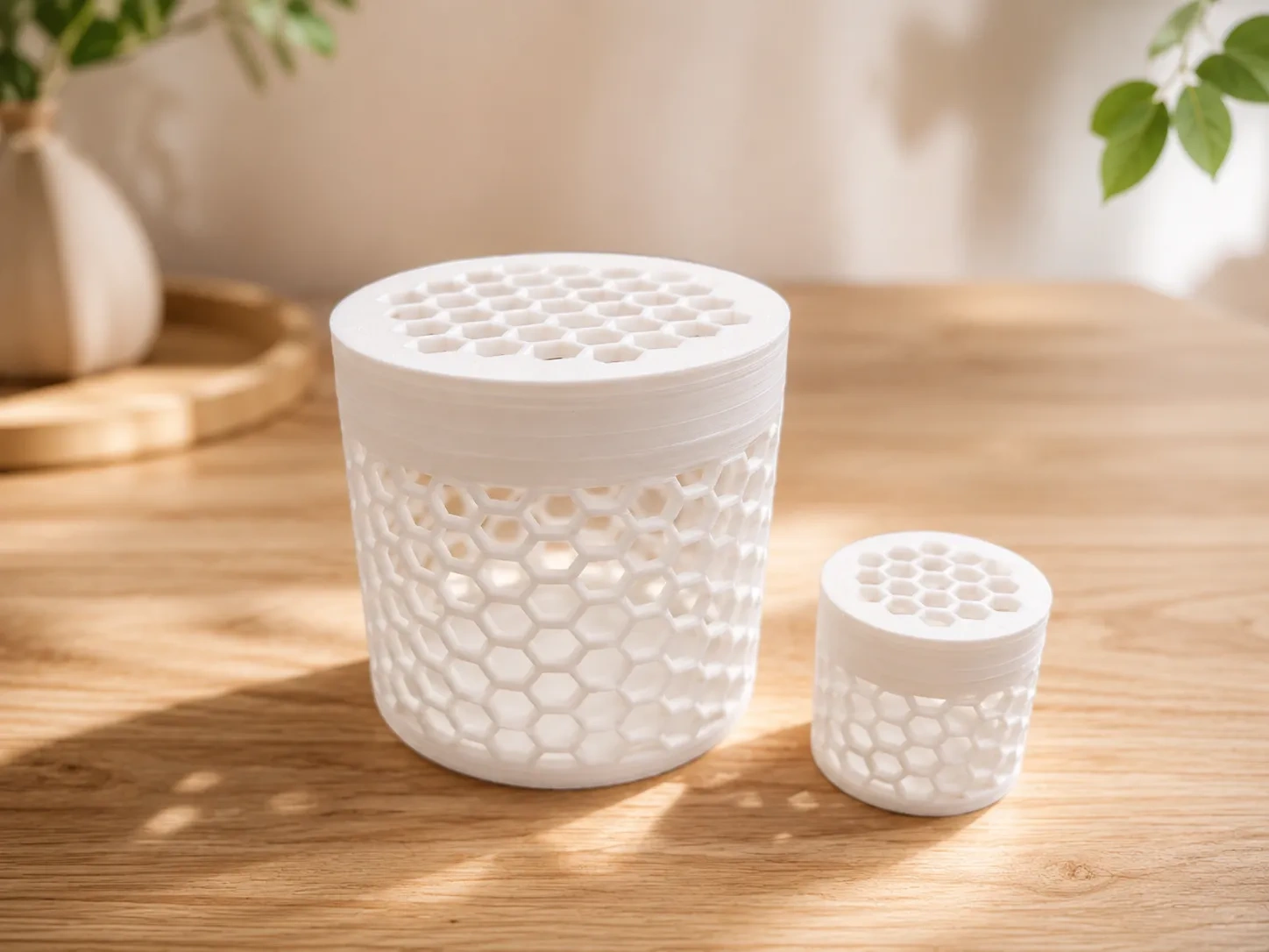 Miniatura 7 del modelo 3D 蜂窝罐（昆虫罐）