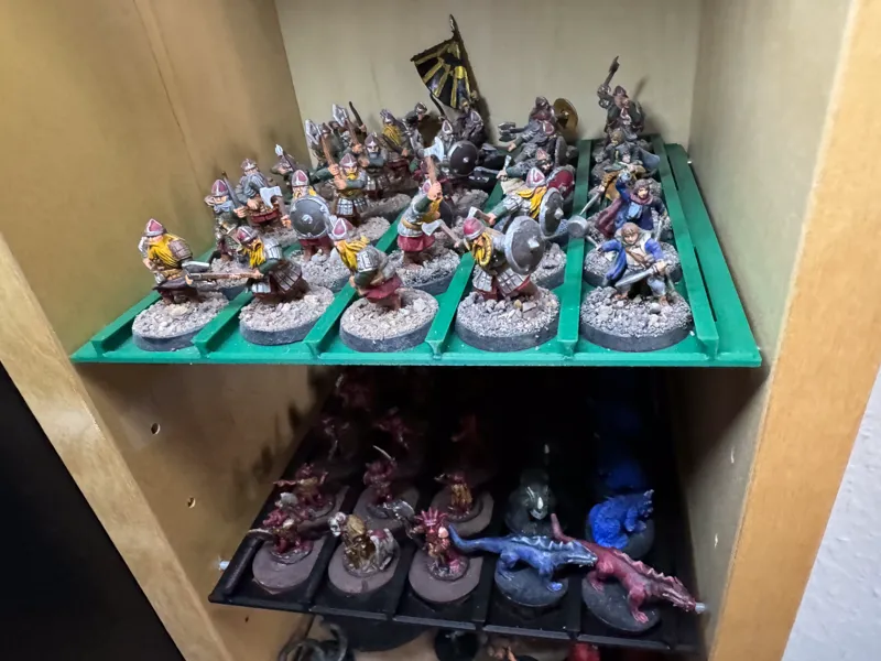 Miniature tray for IKEA Gnedby (25mm bases)
