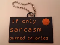 Sarcastic Keychain