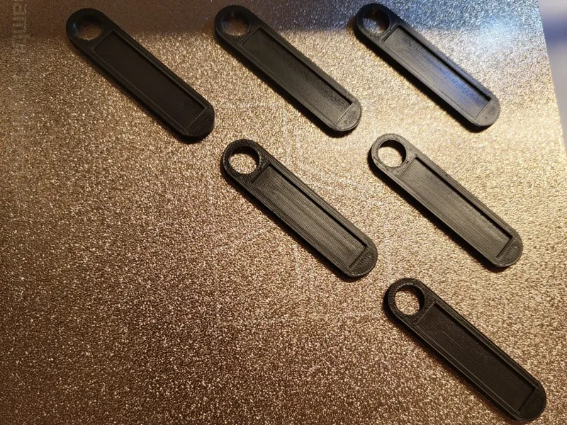 Compact lightweight key tag 6pcs