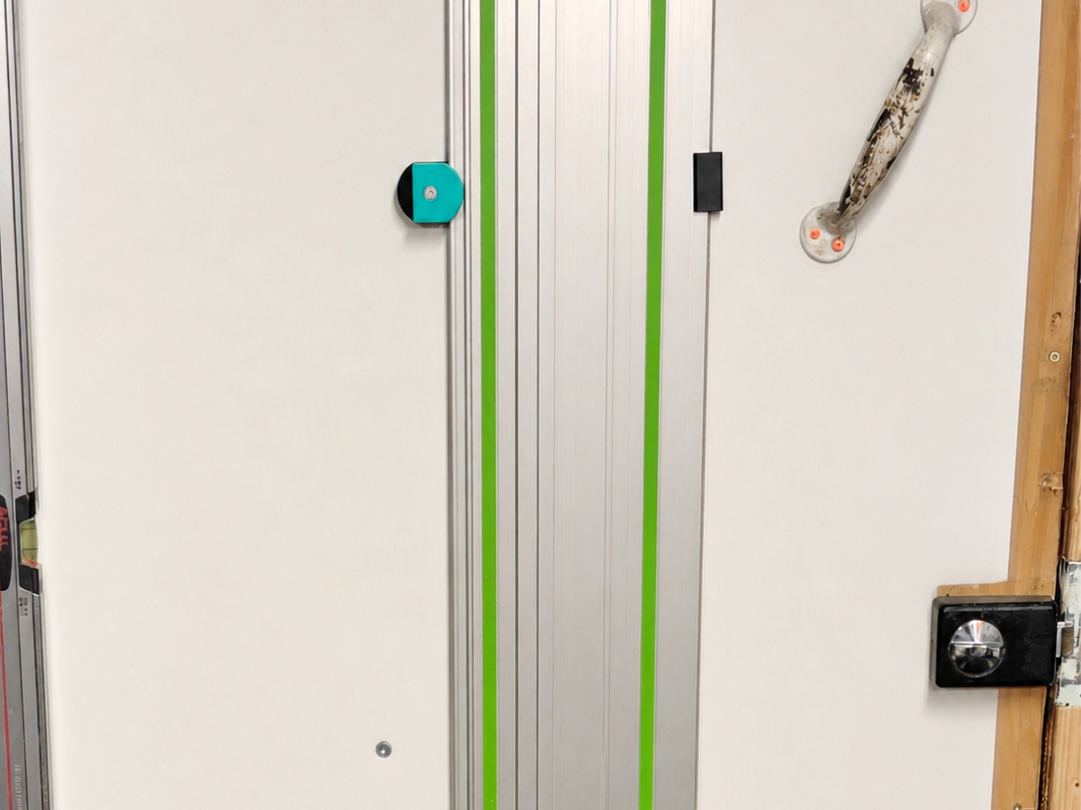 track saw guide rail holder