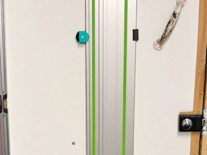 track saw guide rail holder