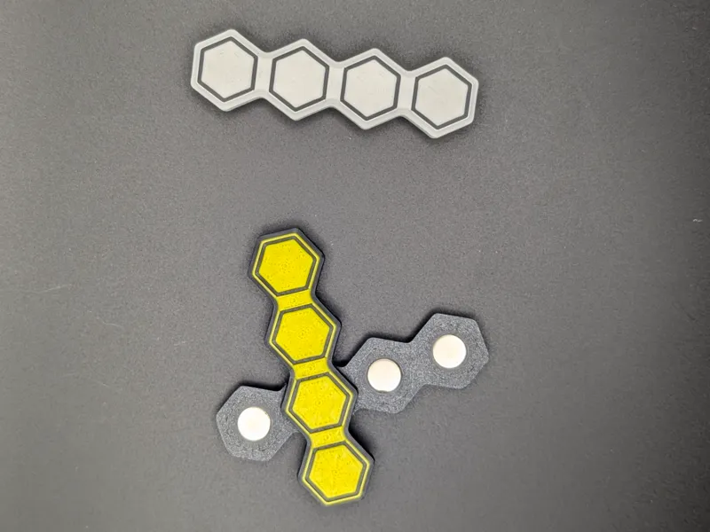 The "HQMS" - Hexagonal Quad Magnetic Slider