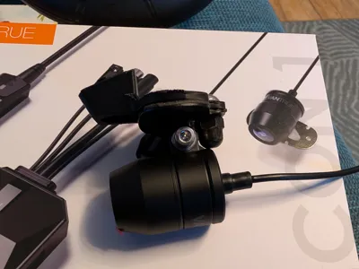 Vantrue F1 Motorcycle Dashcam Honda CB650R Mount