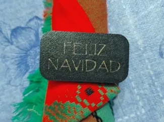 Sujeta Servilletas [Napkin Ring] – Feliz Navidad