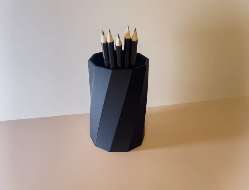 Modern Pencil Holder, Pencil Cup