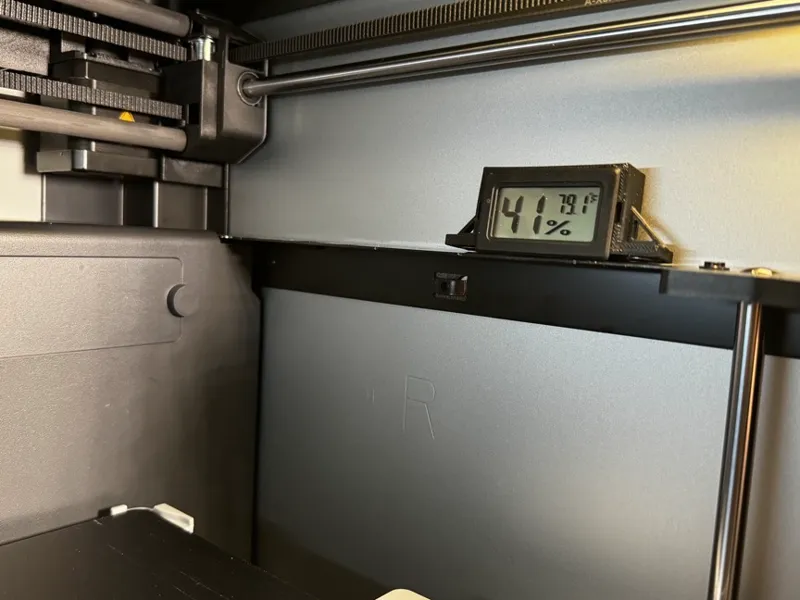 Upgraded Hygrometer Mount for Bambu Lab P1S/X1/X1C