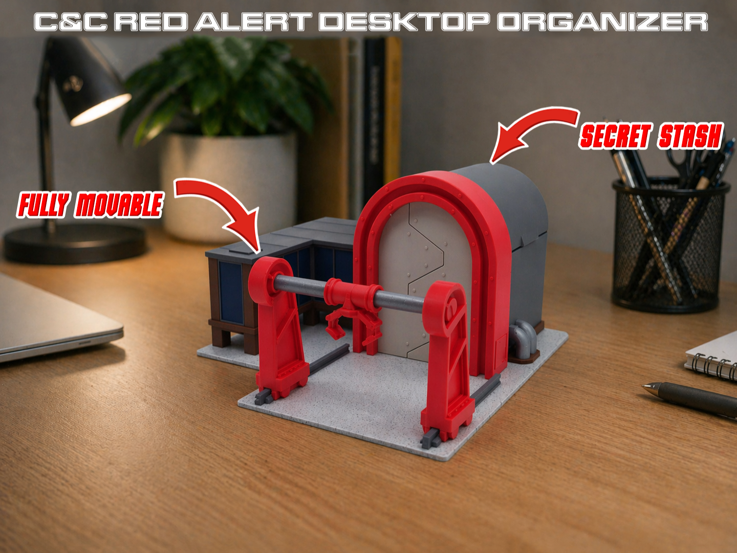 C&C Red Alert Construction Yard Desktop Organizer