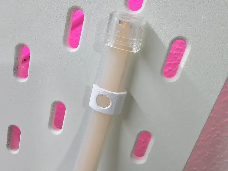 Led holder Ikea Skadis - horizontal