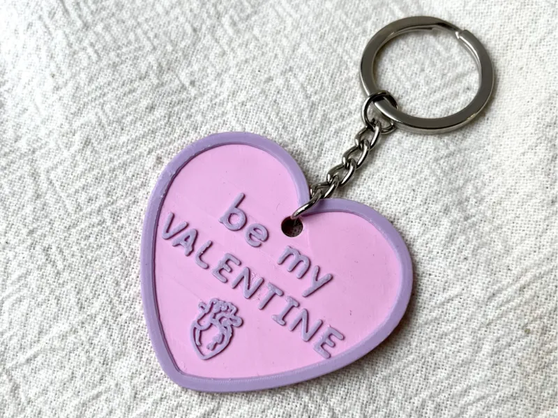 Be my Valentine keychain