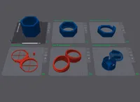 0.2mm layer, 2 walls, 8% infill