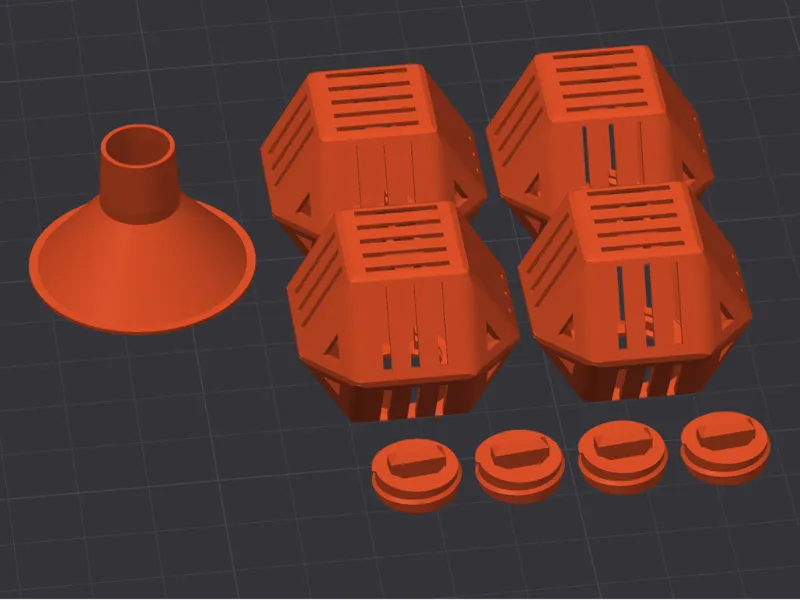 Desiccant Holder - Mini for Vacuum Bags