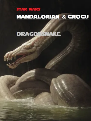Adorno temático: Dragon Snake "Mandalorian & Grogu" Star Wars — vista de referencia 2