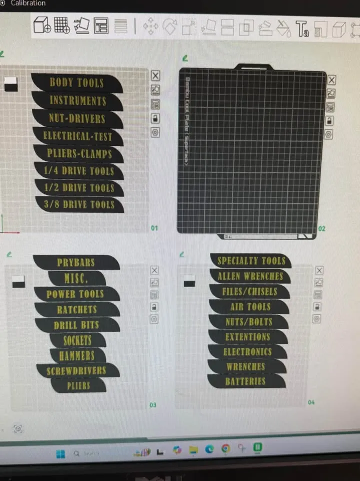 Tool box labels - Free 3D Print Model - MakerWorld