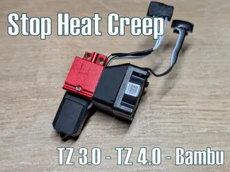 P1S Hotend Fan Adapter for TZ-3, TZ-4 and Bambu