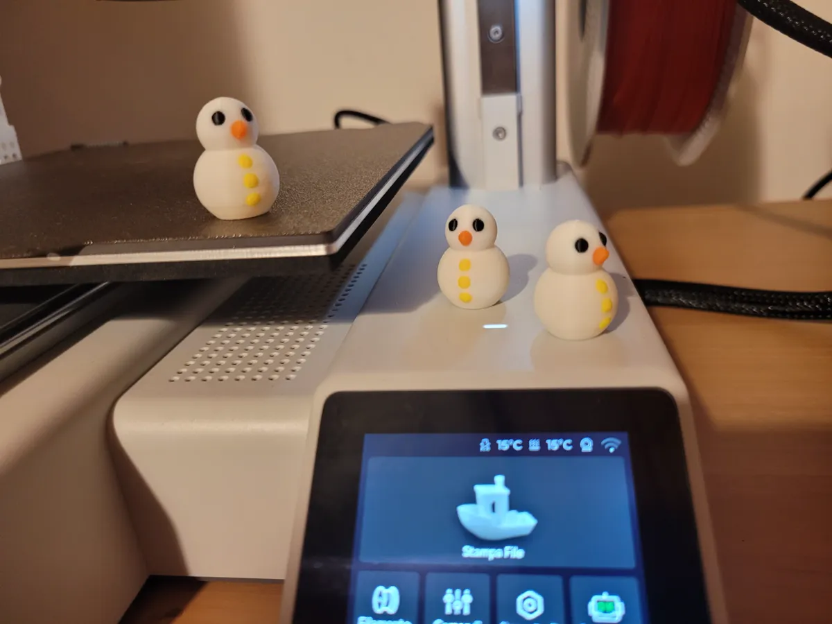 Mini Snowman by Filippo02 MakerWorld: Download Free 3D Models