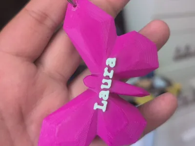 Butterfly Keychain with customizable name