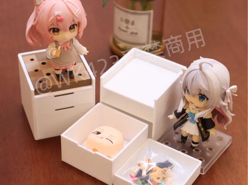GSC 粘土人配件简易收纳展示盒 