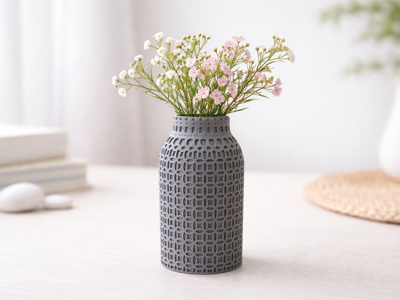 Mystische Muster-Vase der Schattenringe