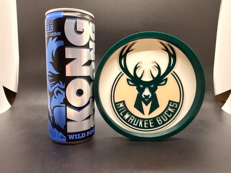 Milwaukee Bucks Logo Coaster 