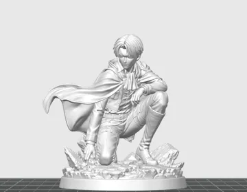 Figura decorativa: Levi Figure Attack on TItan|Shingeki no Kyojin — vista de referencia 4