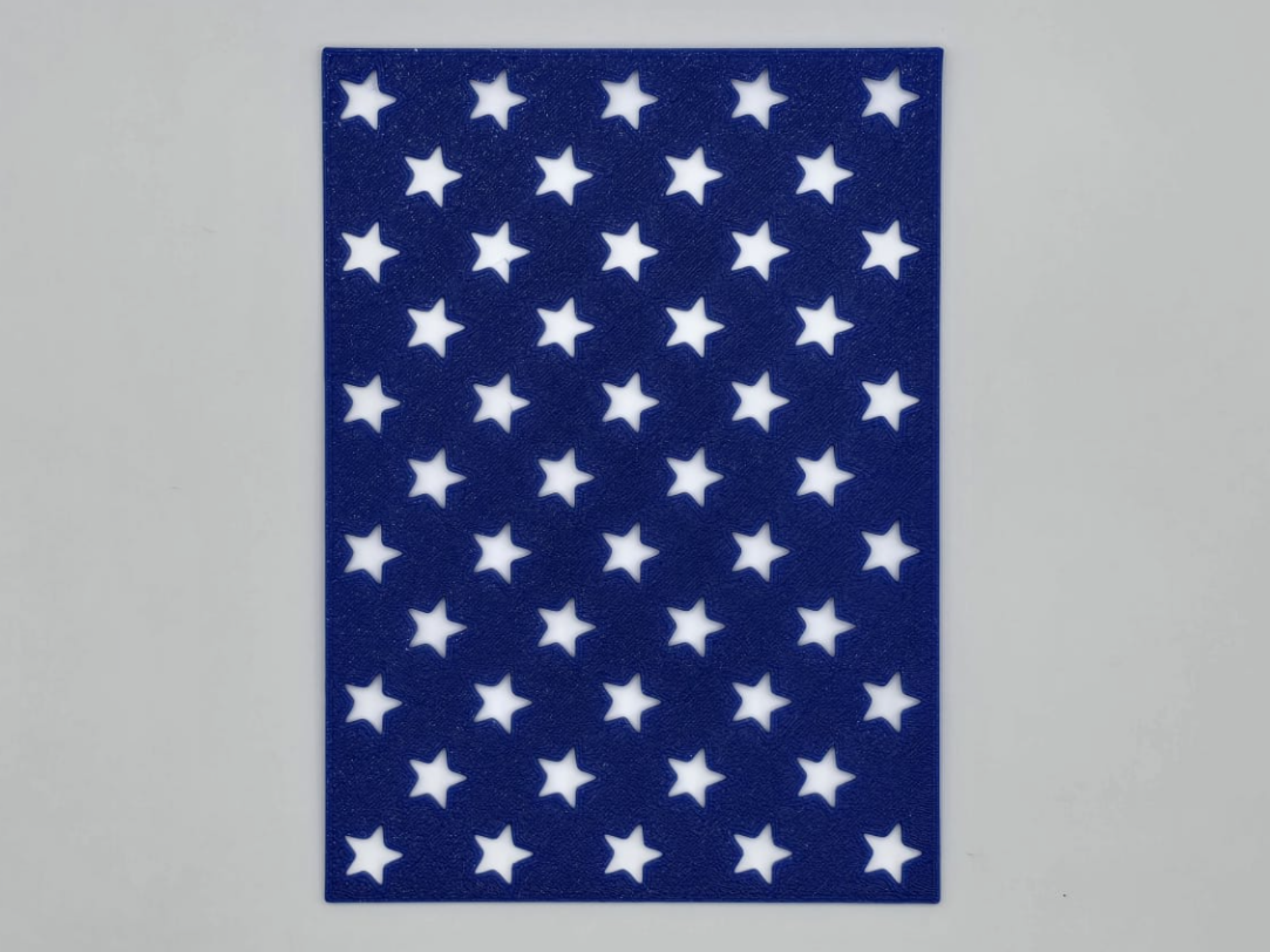 Star Pattern Field Craft Stencil