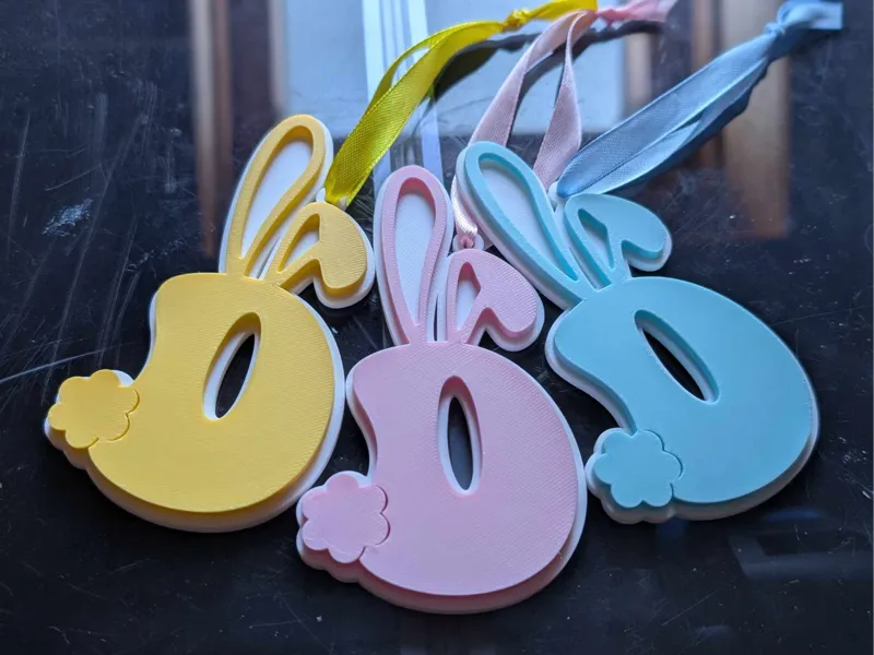 bunny letter D