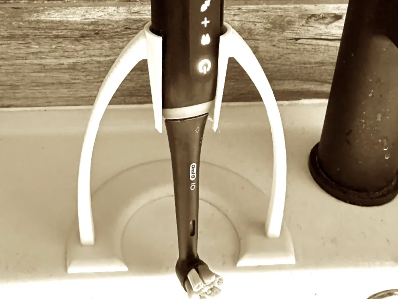 Porte brosse à dents électrique