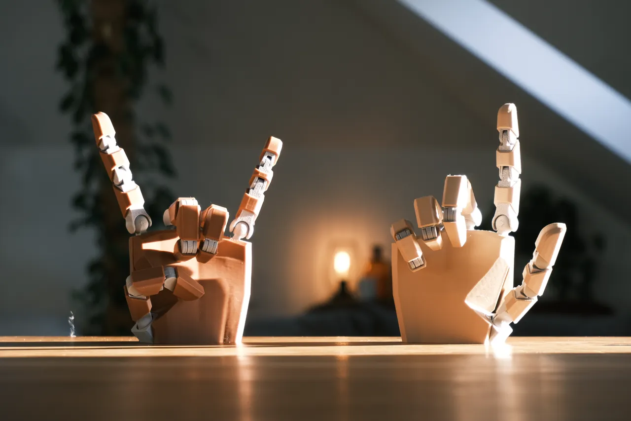 Dummy hand view 3