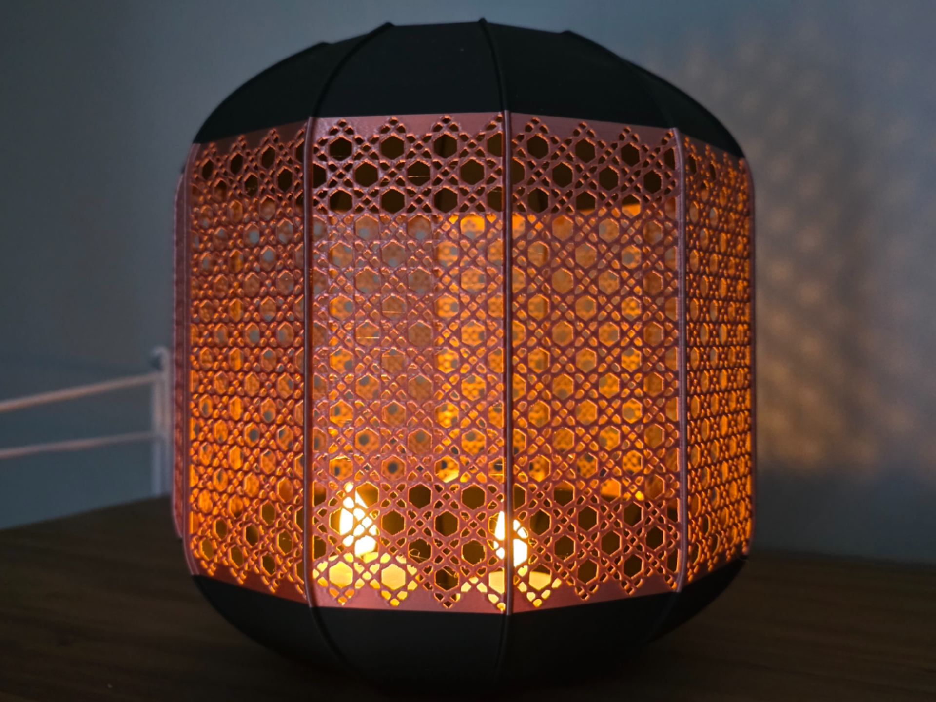 Oriental Rattan Lantern  / Lampshade